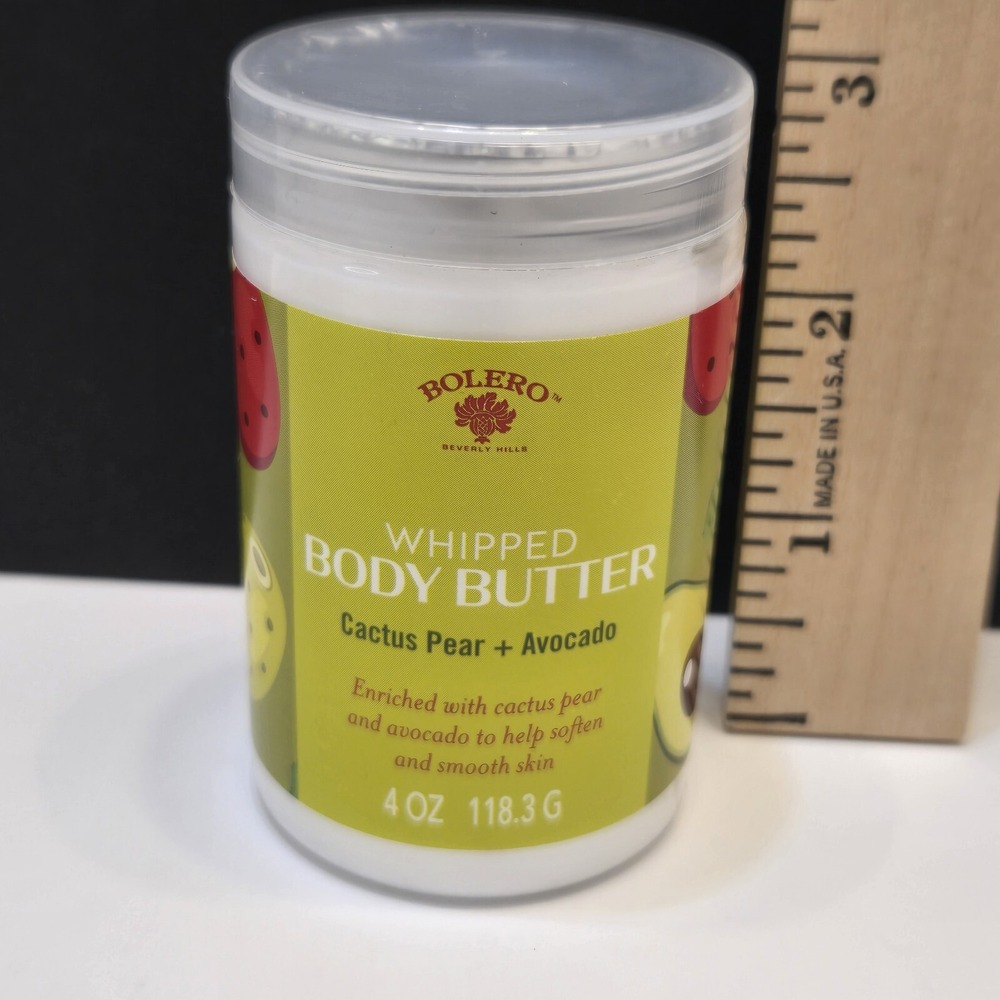 NEW Body Butter Bolero Whipped Beverly‎ Hills Cactus Pear Avocado Skin Care SPA